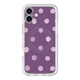 スリムプロテクションプレミアムケース with MagSafe［ 水彩ドット・レトロカラー - Purple ］
