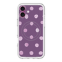 スリムプロテクションプレミアムケース with MagSafe［ 水彩ドット・レトロカラー - Purple ］