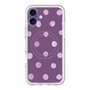 スリムプロテクションプレミアムケース with MagSafe［ 水彩ドット・レトロカラー - Purple ］