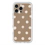 スリムプロテクションプレミアムケース with MagSafe［ 水彩ドット・レトロカラー - Brown ］