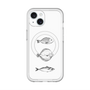 スリムプロテクションプレミアムケース with MagSafe［ Coexist No.1 - White ］