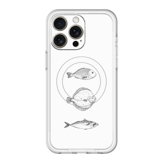 スリムプロテクションプレミアムケース with MagSafe［ Coexist No.1 - White ］
