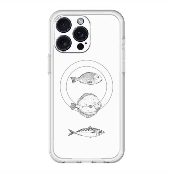 スリムプロテクションプレミアムケース with MagSafe［ Coexist No.1 - White ］
