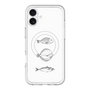スリムプロテクションプレミアムケース with MagSafe［ Coexist No.1 - White ］