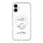 スリムプロテクションプレミアムケース with MagSafe［ Coexist No.1 - White ］