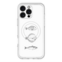 スリムプロテクションプレミアムケース with MagSafe［ Coexist No.1 - White ］