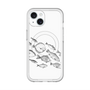 スリムプロテクションプレミアムケース with MagSafe［ Coexist No.2 - White ］