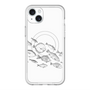スリムプロテクションプレミアムケース with MagSafe［ Coexist No.2 - White ］