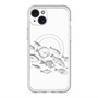 スリムプロテクションプレミアムケース with MagSafe［ Coexist No.2 - White ］