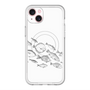 スリムプロテクションプレミアムケース with MagSafe［ Coexist No.2 - White ］