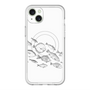 スリムプロテクションプレミアムケース with MagSafe［ Coexist No.2 - White ］