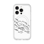 スリムプロテクションプレミアムケース with MagSafe［ Coexist No.2 - White ］
