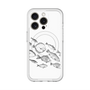 スリムプロテクションプレミアムケース with MagSafe［ Coexist No.2 - White ］