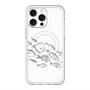 スリムプロテクションプレミアムケース with MagSafe［ Coexist No.2 - White ］