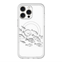 スリムプロテクションプレミアムケース with MagSafe［ Coexist No.2 - White ］