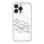スリムプロテクションプレミアムケース with MagSafe［ Coexist No.2 - White ］