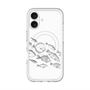 スリムプロテクションプレミアムケース with MagSafe［ Coexist No.2 - White ］