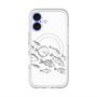 スリムプロテクションプレミアムケース with MagSafe［ Coexist No.2 - White ］