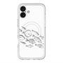スリムプロテクションプレミアムケース with MagSafe［ Coexist No.2 - White ］