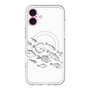 スリムプロテクションプレミアムケース with MagSafe［ Coexist No.2 - White ］