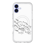 スリムプロテクションプレミアムケース with MagSafe［ Coexist No.2 - White ］