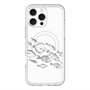 スリムプロテクションプレミアムケース with MagSafe［ Coexist No.2 - White ］