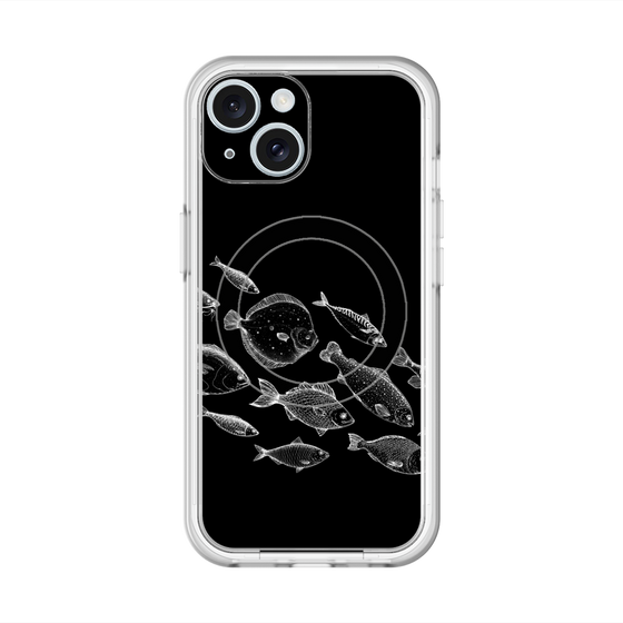 スリムプロテクションプレミアムケース with MagSafe［ Coexist No.2 - Black ］