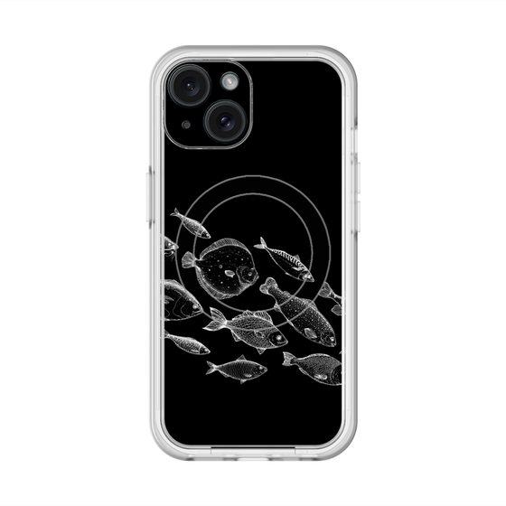 スリムプロテクションプレミアムケース with MagSafe［ Coexist No.2 - Black ］