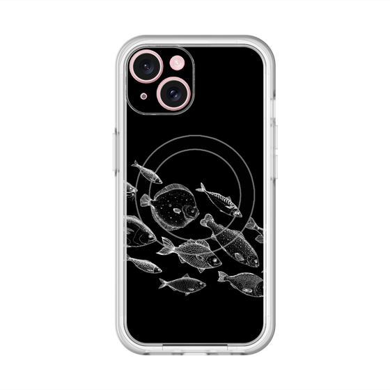 スリムプロテクションプレミアムケース with MagSafe［ Coexist No.2 - Black ］