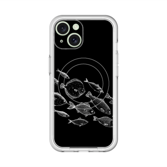 スリムプロテクションプレミアムケース with MagSafe［ Coexist No.2 - Black ］