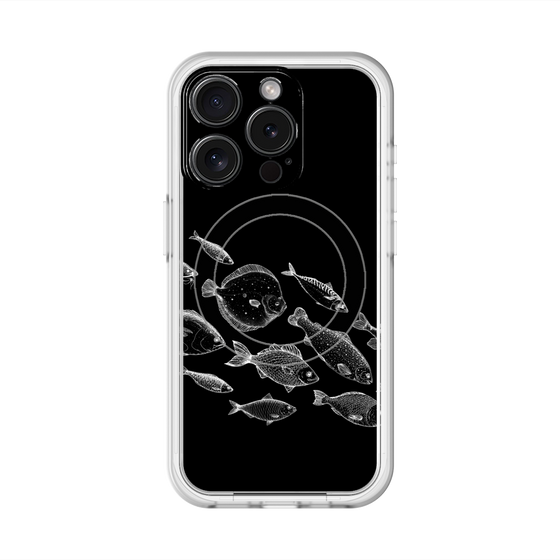 スリムプロテクションプレミアムケース with MagSafe［ Coexist No.2 - Black ］