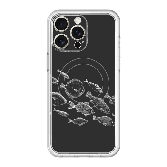スリムプロテクションプレミアムケース with MagSafe［ Coexist No.2 - Black ］