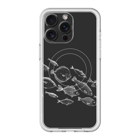 スリムプロテクションプレミアムケース with MagSafe［ Coexist No.2 - Black ］