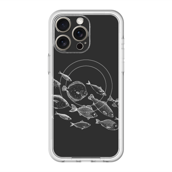 スリムプロテクションプレミアムケース with MagSafe［ Coexist No.2 - Black ］