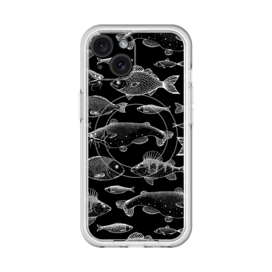 スリムプロテクションプレミアムケース with MagSafe［ Coexist No.3 - Black ］