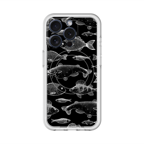 スリムプロテクションプレミアムケース with MagSafe［ Coexist No.3 - Black ］