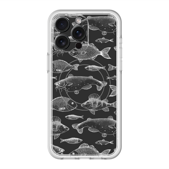 スリムプロテクションプレミアムケース with MagSafe［ Coexist No.3 - Black ］