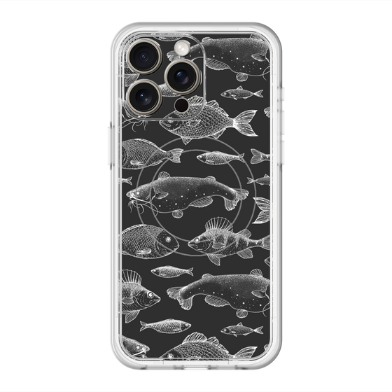 スリムプロテクションプレミアムケース with MagSafe［ Coexist No.3 - Black ］