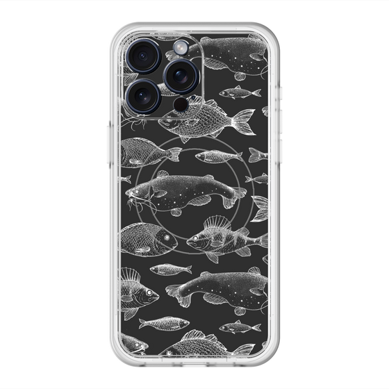 スリムプロテクションプレミアムケース with MagSafe［ Coexist No.3 - Black ］