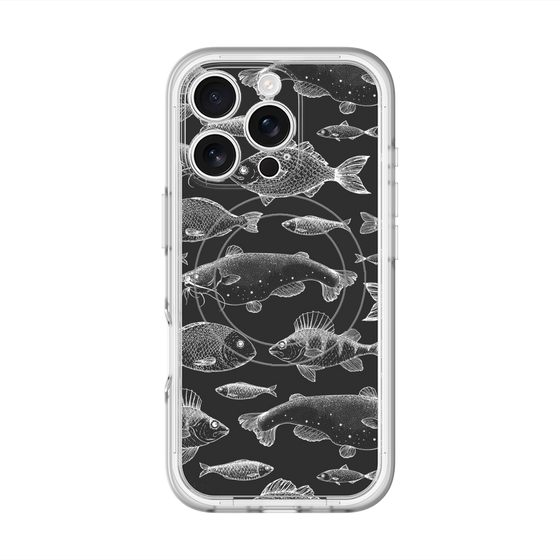 スリムプロテクションプレミアムケース with MagSafe［ Coexist No.3 - Black ］