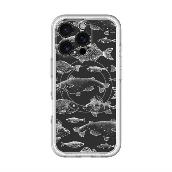 スリムプロテクションプレミアムケース with MagSafe［ Coexist No.3 - Black ］