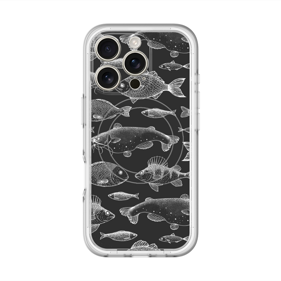 スリムプロテクションプレミアムケース with MagSafe［ Coexist No.3 - Black ］