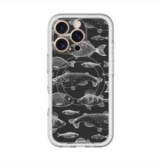 スリムプロテクションプレミアムケース with MagSafe［ Coexist No.3 - Black ］