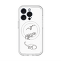スリムプロテクションプレミアムケース with MagSafe［ Dinosaurs No.1 - White ］