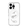 スリムプロテクションプレミアムケース with MagSafe［ Dinosaurs No.1 - White ］