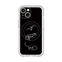 スリムプロテクションプレミアムケース with MagSafe［ Dinosaurs No.1 - Black ］
