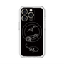 スリムプロテクションプレミアムケース with MagSafe［ Dinosaurs No.1 - Black ］