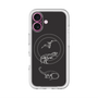 スリムプロテクションプレミアムケース with MagSafe［ Dinosaurs No.1 - Black ］