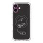 スリムプロテクションプレミアムケース with MagSafe［ Dinosaurs No.1 - Black ］