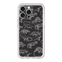 スリムプロテクションプレミアムケース with MagSafe［ Dinosaurs No.2 - Black ］